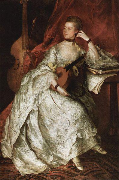 Thomas Gainsborough Portrait of Ann Ford Spain oil painting art